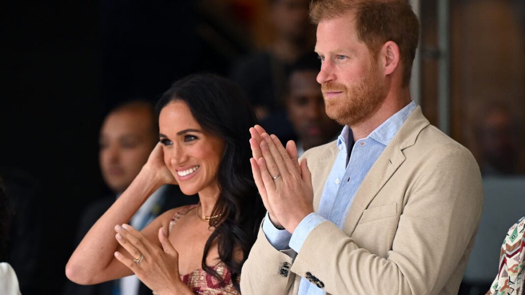 Prince Harry and Duchess Meghan’s holiday card includes rare photo of Archie and Lilibet