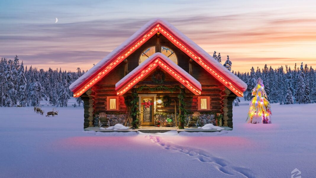 Want to look inside Santa’s $1.2 million cabin? Here’s how to take a Zillow virtual tour