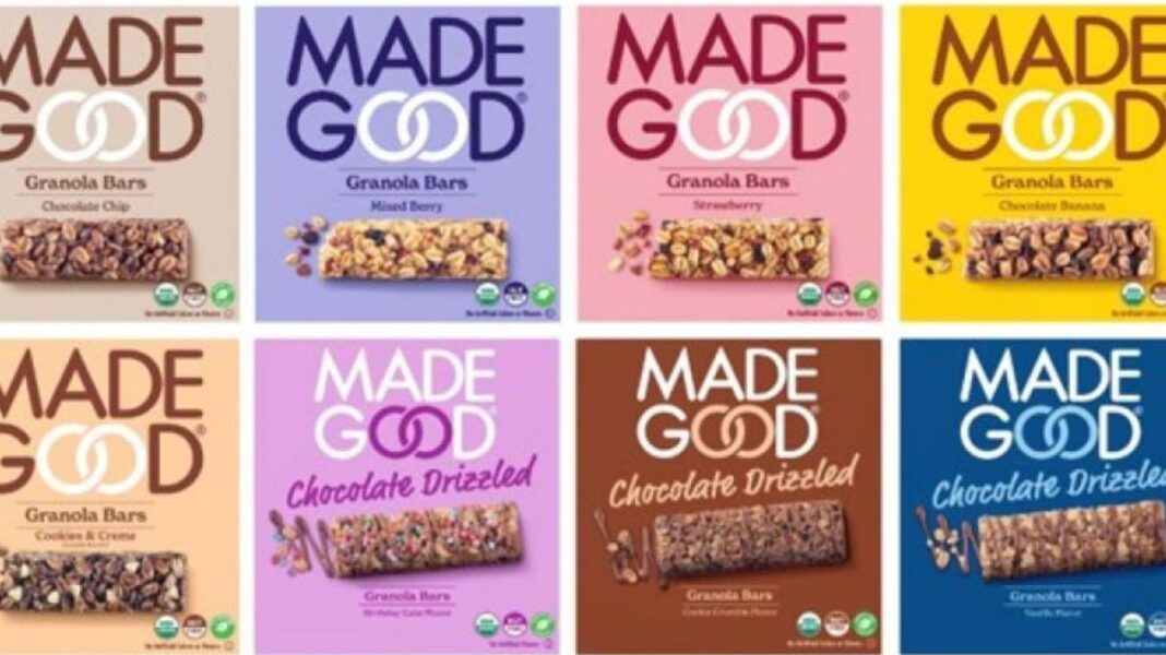 Some batches of MadeGood granola bars recalled over possible metal contamination