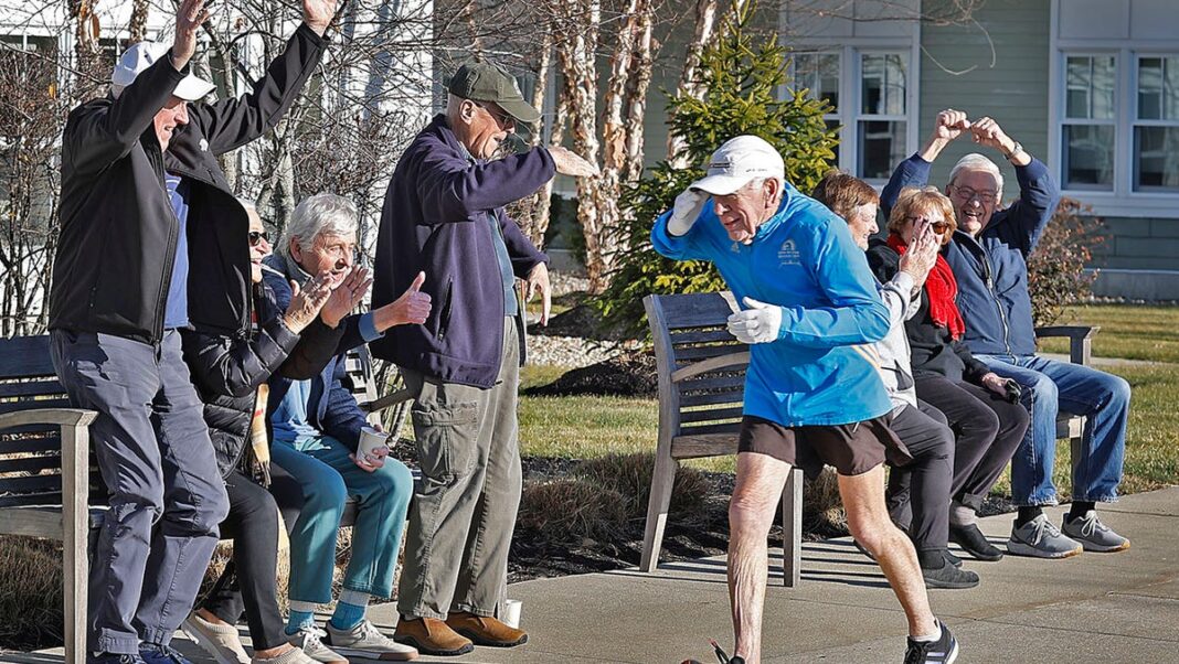 He ran his first marathon at age 73. At 91, he’s still running