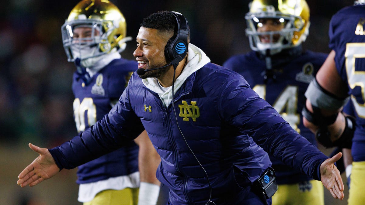 Notre Dame’s Marcus Freeman defeating Georgia in Sugar Bowl would prove he’s no Brian Kelly