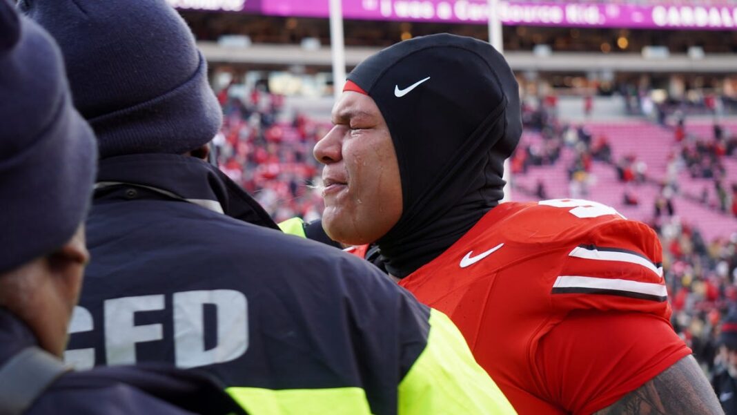 Ohio State police address officer pepper-spraying players during on-field brawl