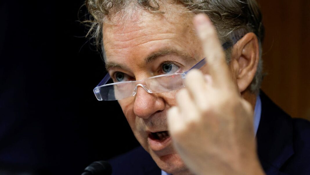 Sen. Rand Paul calls for Musk to replace Speaker Johnson amidst debt ceiling debate