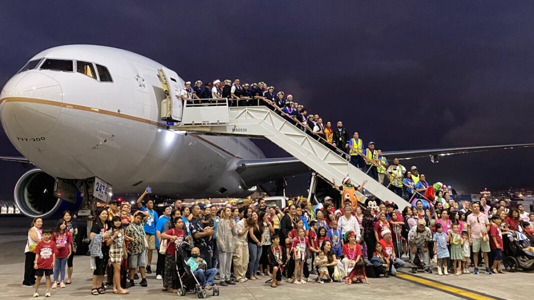 ‘Once-in-a-lifetime event’: Why United is taking families on flights to ‘North Pole’