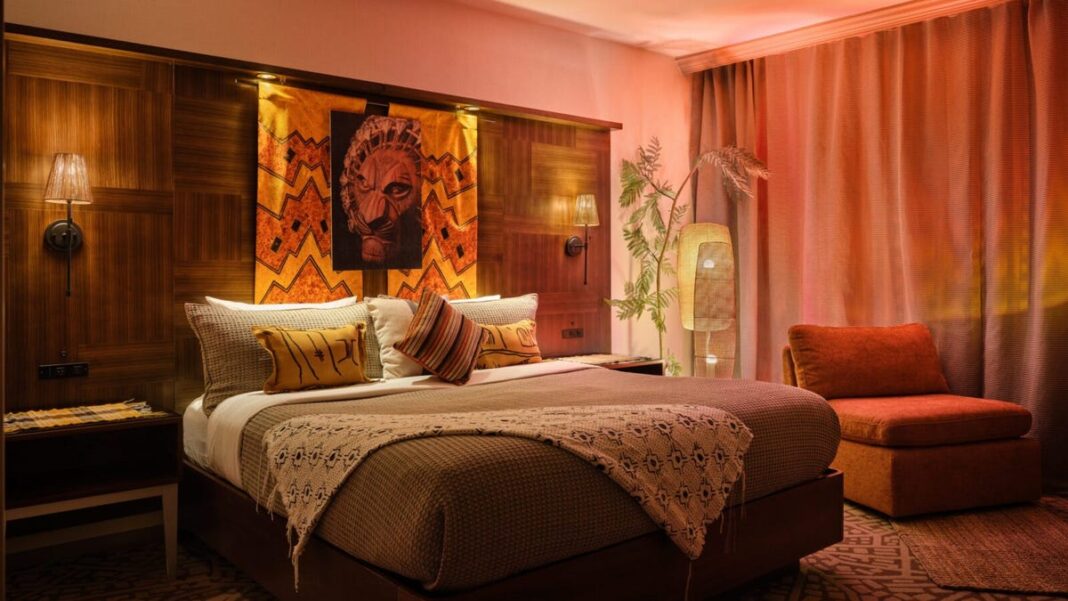 I stayed in a Lion King-themed hotel suite. Here’s how you can find themed suites, too.