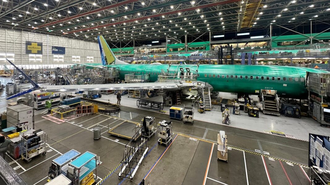 Cultural shift? Boeing highlights quality improvements under new production safety plan.