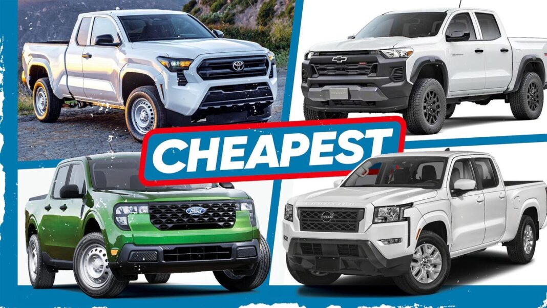 The cheapest pickup trucks you can buy in 2025