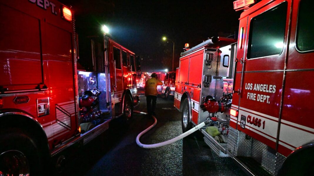 Hollywood Hills erupt in fire, endangering iconic Los Angeles landmarks