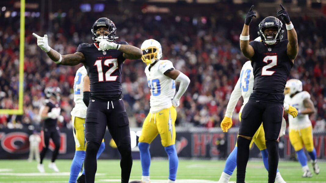 Texans shake off sluggish start, storm past Chargers for NFL wild-card playoff win