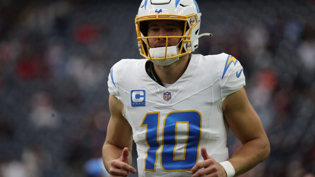 Justin Herbert stats today: Chargers QB throws four interceptions vs. Texans