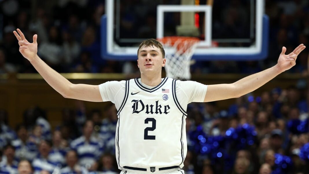 Duke’s Cooper Flagg scores ACC freshman record 42 points in win over Notre Dame