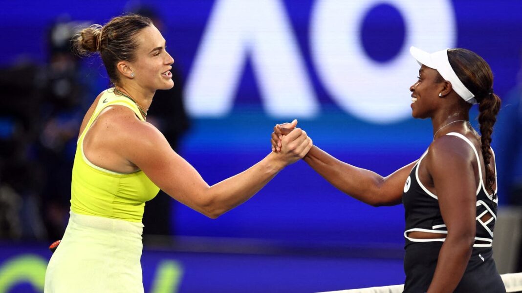 Aryna Sabalenka begins bid for Australian Open three-peat with easy win over American