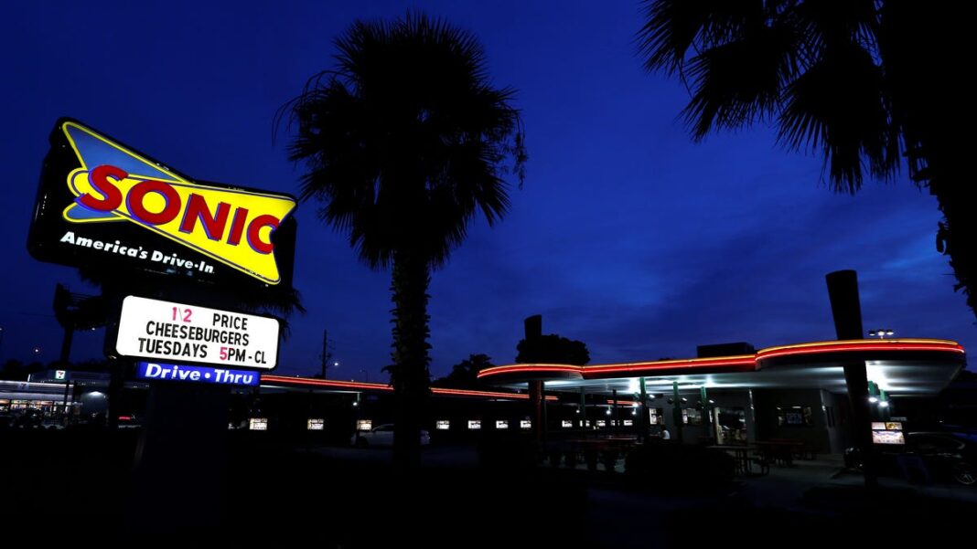 Sonic has new ‘Daily Cravings and Savings’ value menu with deals of $1.99 or less