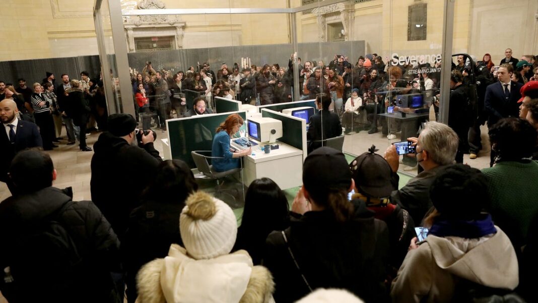 ‘Severance’ cast, Ben Stiller take over New York’s Grand Central for Season 2: Watch