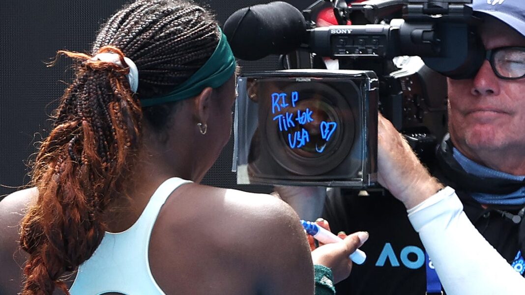 Coco Gauff laments loss of TikTok after advancing at Australian Open