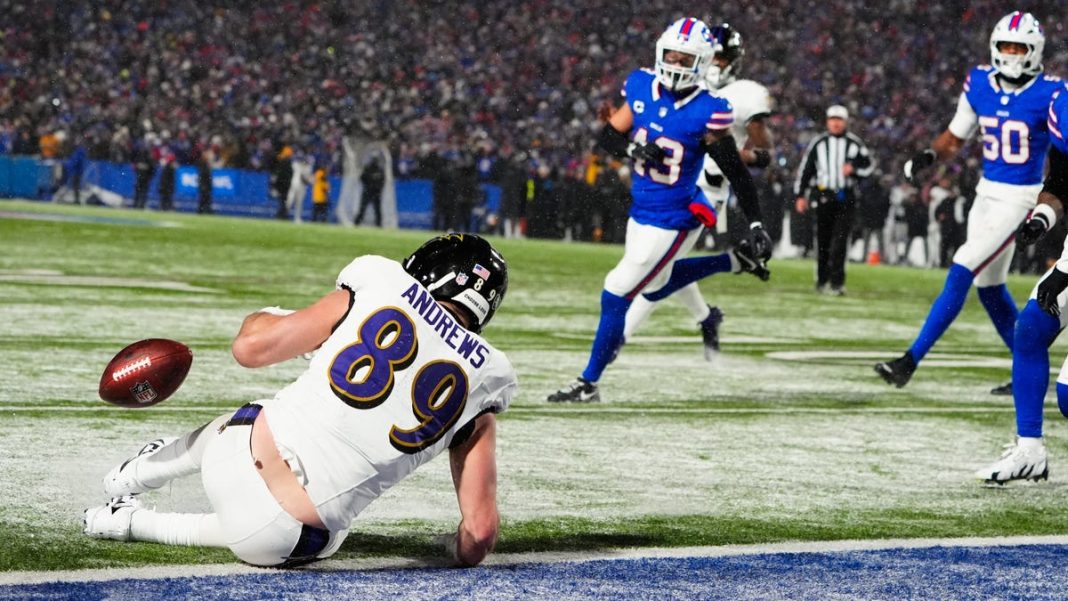 NFL’s worst playoff moments: Mark Andrews’ drop joins list of infamous lows