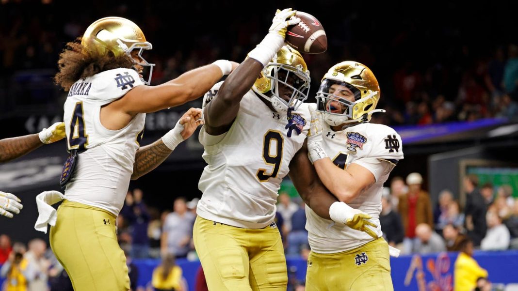 Notre Dame players in College Football Playoff have unique resource: Dads who played in NFL