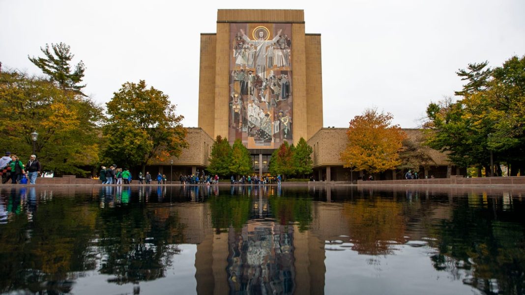 ‘Wake up the echoes:’ Why Notre Dame slogan has become part of football team’s identity