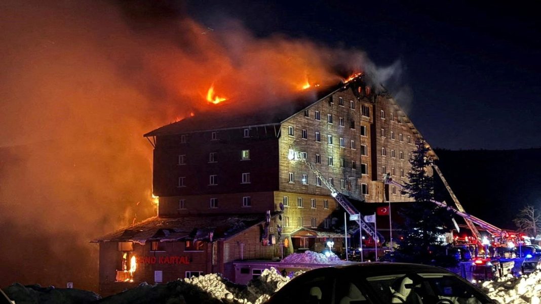 Fire at Turkish ski resort kills at least 66 people, injures 51 more: Officials