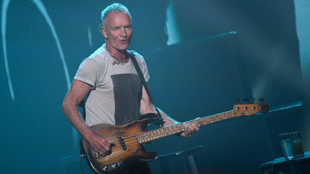 Sting postpones several performances due to throat infection