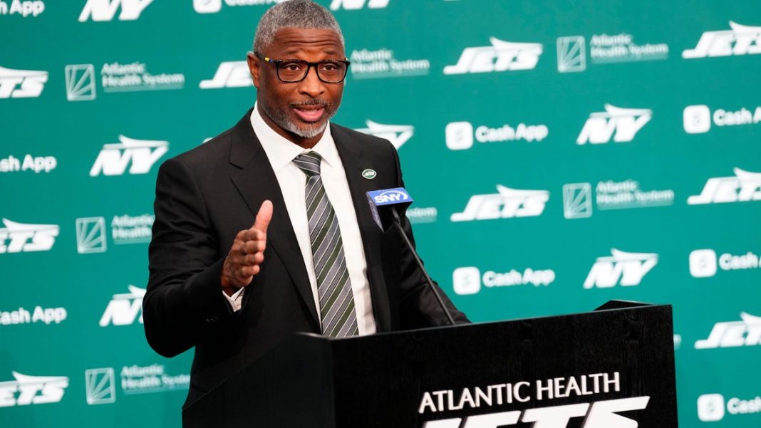 Aaron Glenn about Jets job in intro press conference: ‘We’re built for this (expletive)’