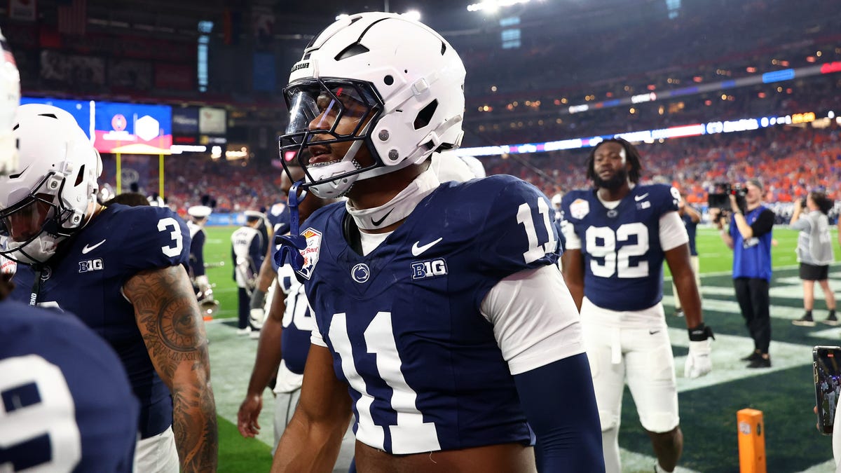 Abdul Carter injury update: Penn State DE on sidelines vs Boise State in Fiesta Bowl