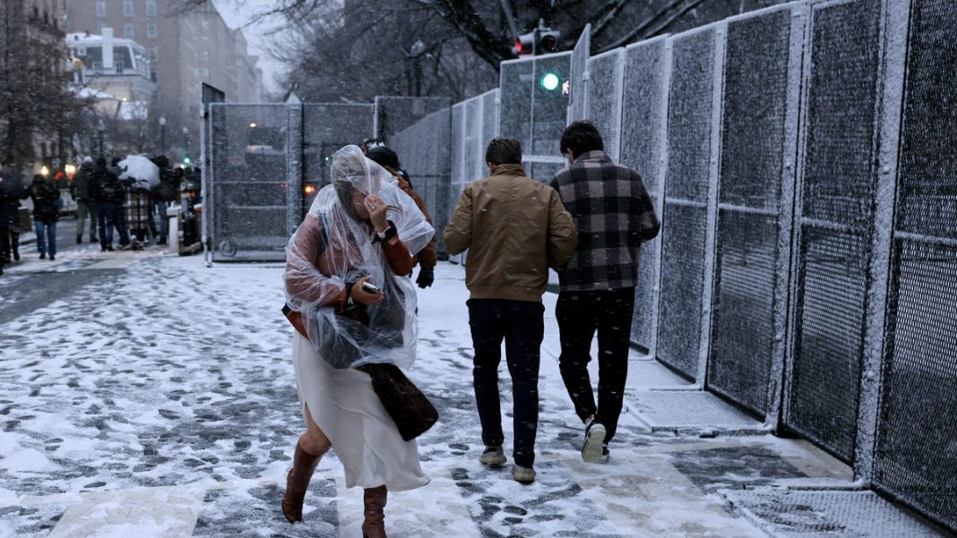 Extreme cold gripping much of the US as South braces for a rare winter storm