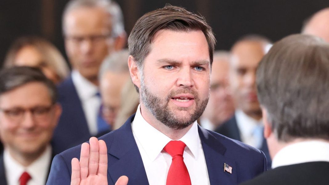 JD Vance sworn in as vice president of the United States