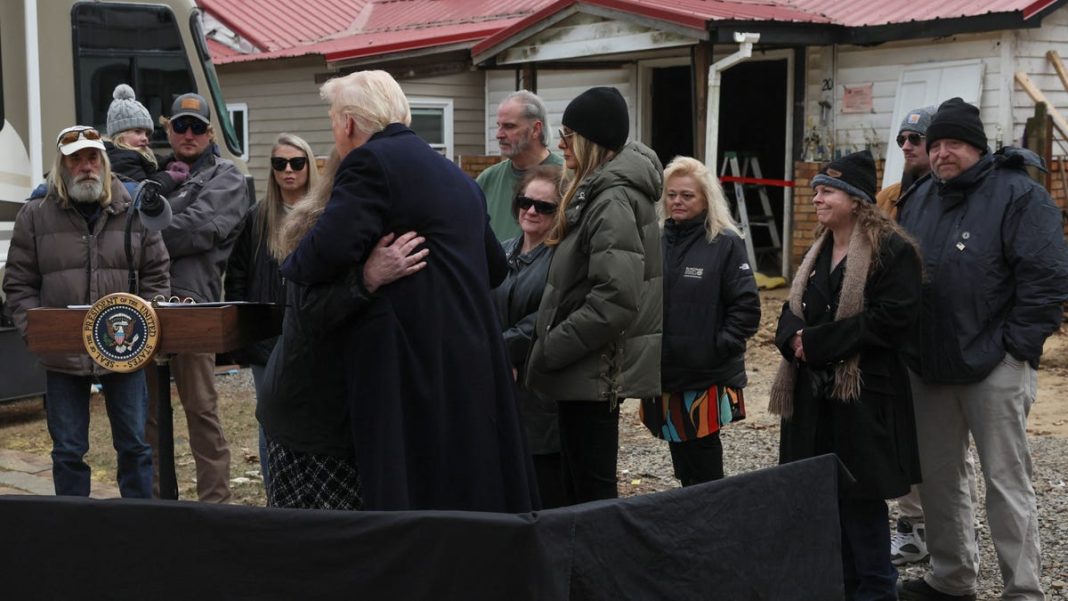 ‘Getting rid of FEMA’: Takeaways from Trump’s trip to two disaster zones