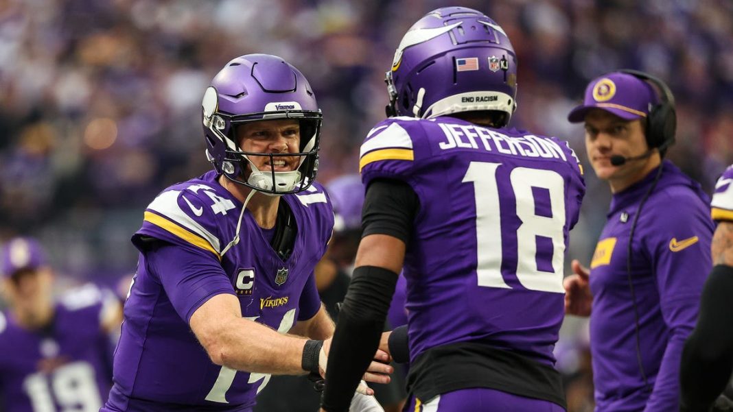 Vikings’ Justin Jefferson would ‘love’ for Sam Darnold to return