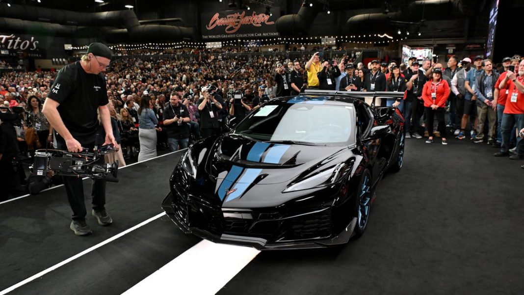 GM dealer Rick Hendrick pays $3.7M to own Corvette ZR1, the fastest car in US